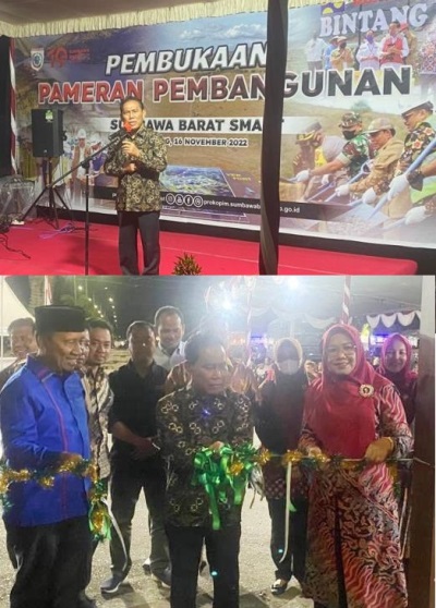 Pameran Pembangunan, DPUPR KSB Tayang Rancangan Pembangunan Alun-Alun dan Poto Tano