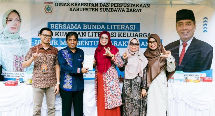 Dinas Arpus KSB Telah Menggelar Sosialisasi Literasi Keluarga