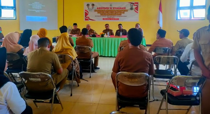 Kecamatan Brang Ene Gelar Asistensi dan Evaluasi RAPBDes 2023