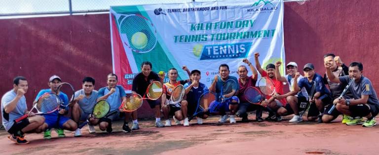 Motivasi Atlet Porprov, Digelar Kila Fun Day Tennis Tournament