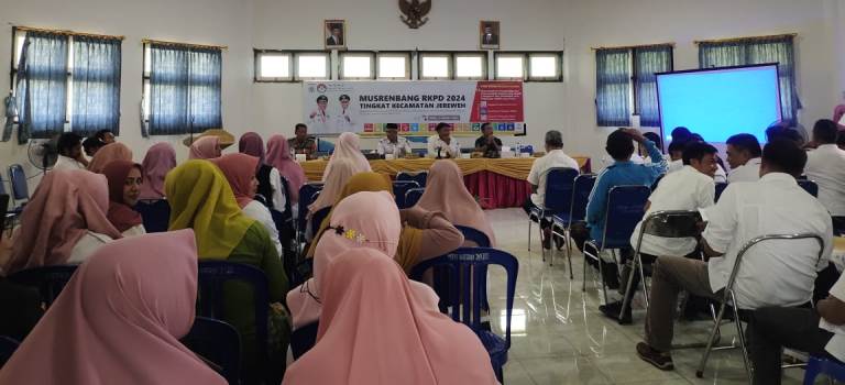 Pemerintah KSB Sudah Menggelar Musrenbang Tingkat Kecamatan