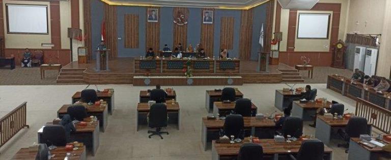 Rapat Paripurna DPRD KSB, Setujui 9 Raperda Ditetapkan Jadi Perda