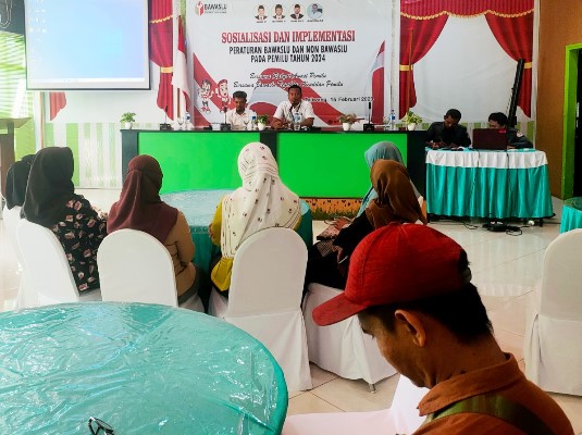 Bawaslu KSB Menggelar Sosialisasi dan Implementasi Peraturan