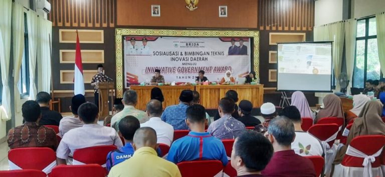 BRIDA KSB Telah Menggelar Sosialisasi dan Bimtek Inovasi Daerah