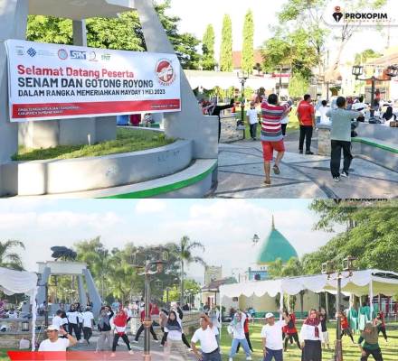 Ikut Acara May Day, Bupati KSB Ingatkan Pentingnya Kerjasama