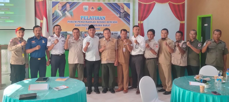 BPBD KSB Sukses Gelar Pelatihan Forum Pengurangan Risiko Bencana