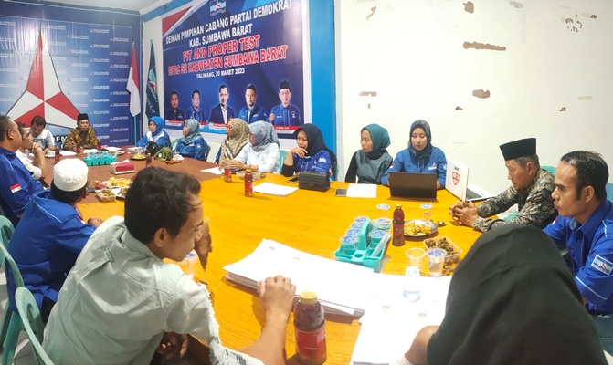 DPC Demokrat KSB Gelar Rapat Konsolidasi Pemenangan Pemilu