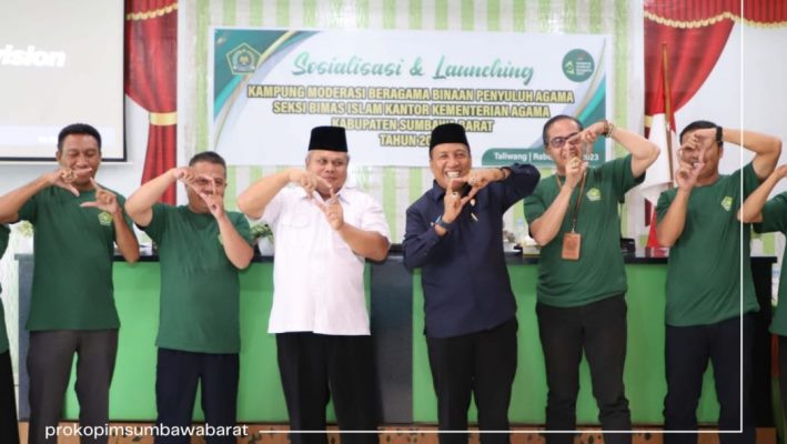 Wabup KSB Ikut Sosialisasi dan Launching Kampung Moderasi Beragama