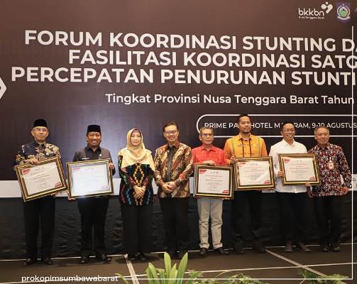 Pemerintah KSB Dapat Apresiasi Percepatan Penurunan Stunting