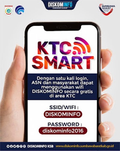 KTC Smart, Dinas Kominfo Siapkan Jaringan Internet Gratis