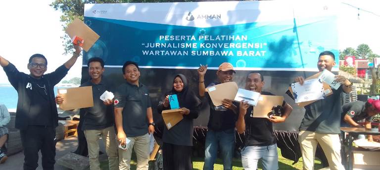 Anggota PWI Sumbawa Barat Ikut Pelatihan Jurnalisme Konvergensi