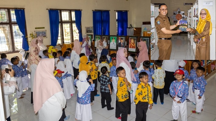 Ayo Membaca, Dinas Arpus KSB Ajak Sekolah Kunjungi Perpustakaan