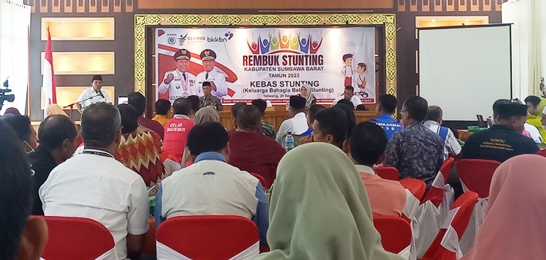 Hadirkan Semua Komponen, Pemerintah KSB Gelar Rembuk Stunting