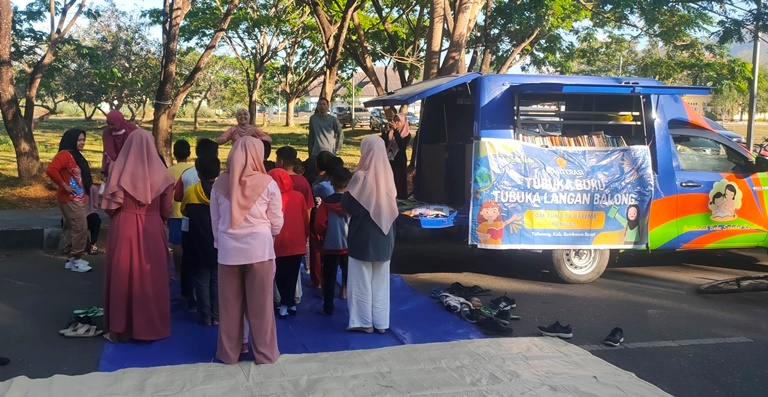 Tingkatkan Minat Baca Anak, Dinas Arpus KSB Perkuat Kemitraan