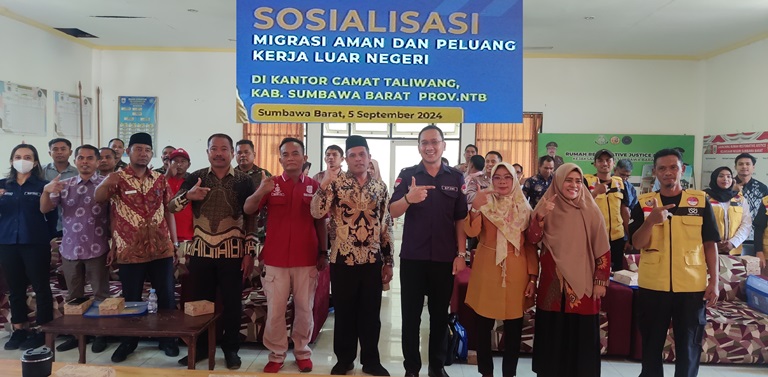 BP3MI NTB Gandeng Disnakertrans KSB Gelar Sosialisasi ‘Migrasi Aman’